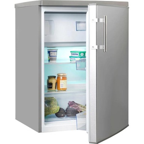 D (A bis G) AMICA Table Top Kühlschrank KS 361 115 E Kühlschränke Gr. Rechtsanschlag, silberfarben (edelstahl optik) Kühlschränke mit Gefrierfach