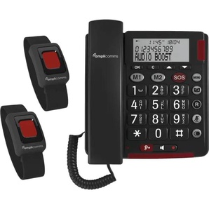 AMPLICOMMS Telefon schnurgebunden BIGTEL 50 Alarm Plus Duo ATLE1425642