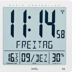 AMS Funkwanduhr F5886 (mit Alarm)