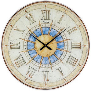 Wanduhr Playa Garza Sicherheitsglas Ø 60cm Beige