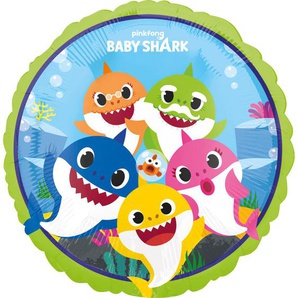 Amscan Folienballon Baby Shark 43 cm GLO660706297
