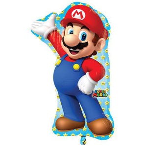 Amscan Folienballon Mario 55 x 83 cm GLO660706363