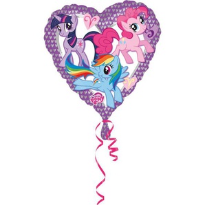 Amscan Folienballon My Little Pony Herz 43 cm GLO660706431