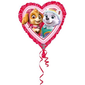 Amscan Folienballon Paw Patrol Pink - Love Herz 43 cm GLO660706291