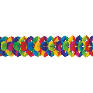 Amscan Girlande Supercolor Papier 25 x 1000 cm GLO660706414