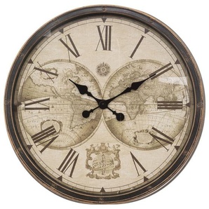 Analoge Wanduhr Feder XXL 76 cm Geräuschlos