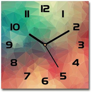 Analoge Wanduhr Jevgenia Geometric 60 cm Geräuschlos