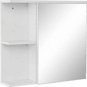 andas Badezimmerspiegelschrank Stian mit Spiegeltür und Push-to-open Funktion, Breite 60 cm, Höhe 53 cm