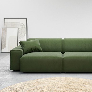 andas Big-Sofa Glimminge auch in Breitcord, Feincord + Easy care-Bezug, besondere Kedernähte Zierkissen