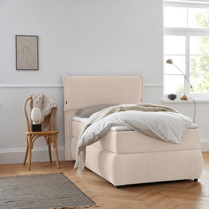 andas Boxspringbett Jenson, in 4 Farben, 4 Breiten, 3 Matratzenarten in 2 Härtegraden, Topper