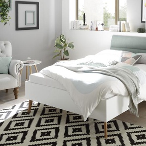 andas Einzelbett MERLE, in skandinavischem Design Liegefläche B/L: 140 cm x 200 cm, kein Härtegrad weiß Bettgestelle Betten Schlafzimmer