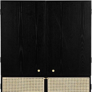 andas Highboard Gatwick, ausziehbare Schreibtischplatte, Massivholz, Design by Morten Georgsen