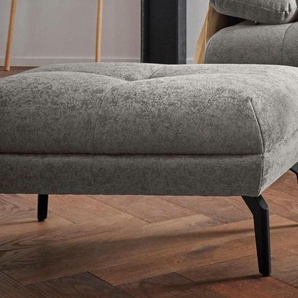 Hocker ANDAS Stenlille Gr. B/H/T: 80 cm x 42 cm x 55 cm, Struktur weich, Hocker, grau Sitzhocker Hocker in 3 Bezugsarten, Design by Morten Georgsen
