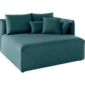 andas mane Nöre, kurzes Lounge-Modul - zum Zusammenstellen, Breite 138 cm, Tiefe 128 cm