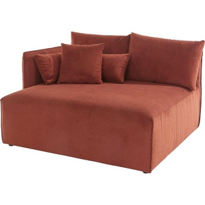 andas mane Nöre, kurzes Lounge-Modul - zum Zusammenstellen, Breite 138 cm, Tiefe 128 cm