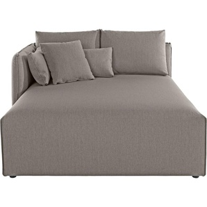 andas mane Nöre, Lounge-Modul - zum eigenen Zusammenstellen, Breite 138cm, Tiefe 168cm