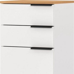 andas Midischrank Majtum Schubladen und Tür mit Soft-Close-Funktion, Höhe 112 cm, widerstandsfähige Oberfläche, Made in Germany