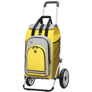 Einkaufstrolley ANDERSEN Royal Hydro 2.0 Einkaufskörbe gelb Einkaufstrolleys mit HängFix zum Anhängen an den Einkaufswagen