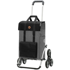 Einkaufstrolley ANDERSEN Royal Sh. Hedda Einkaufskörbe schwarz Einkaufstrolleys (Treppesteiger), inkl.