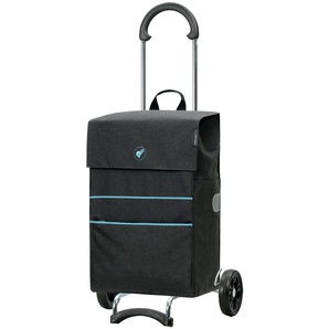 Einkaufstrolley ANDERSEN Scala Shopper Nelon Einkaufskörbe grau (anthrazit) Einkaufstrolleys