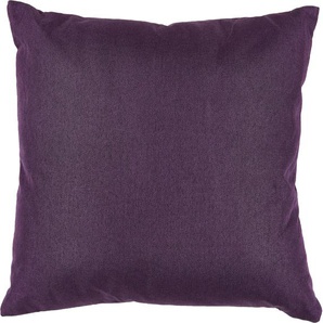Dekokissen ANDIAMO Harmony Dekokissen_Sitzkissen_Kissenhüllen Gr. B/L: 45 cm x 45 cm, 1 St., Polyester, lila (lila, unifarben) Dekokissen uni Zierkissen, eckig, 45x45 cm, Uni Farben, mit Füllung, Wohnzimmer