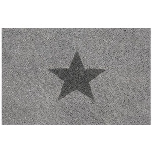 Andiamo Fußmatte Stars Kokos grau, 40 x 60 cm GLO795851673