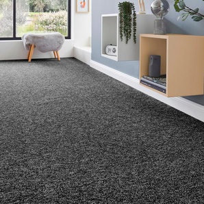 ANDIAMO Teppichboden Schlinge Matz Teppiche meliert, Breite 400 cm oder 500 cm, strapazierfähig & pflegeleicht Gr. B/L: 400 cm x 500 cm, 6 mm, 1 St., schwarz Teppichboden
