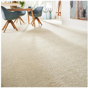 Andiamo Teppichboden Softness, Velours, Made in Belgium, rechteckig, Höhe: 17 mm, Uni Farben, Breite 400 cm, besonders weich, Wohnzimmer, Schlafzimmer