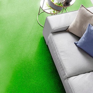 ANDIAMO Teppichboden Velours Kira Teppiche Gr. B/L: 400 cm x 600 cm, 8 mm, 1 St., grün (hellgrün) Teppichboden