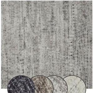 ANDIAMO Teppichfliesen Paris Nadelfilz Teppiche 40x40 cm, selbstklebend, robust & strapazierfähig, 25 Stück (4 qm) Gr. 4 mm, 1 St., grau (hellgrau) Teppichfliesen