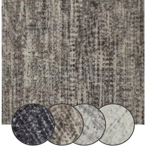 ANDIAMO Teppichfliesen Paris Nadelfilz Teppiche 40x40 cm, selbstklebend, robust & strapazierfähig, 25 Stück (4 qm) Gr. 4 mm, 1 St., grau Teppichfliesen