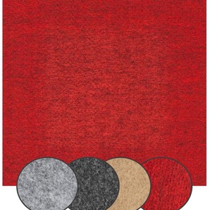 ANDIAMO Teppichfliesen Skandi, selbstklebend Teppiche 40x40 cm, 25 Stück (4 qm), 50 Stück (8 qm) oder 100 Stück (16 qm) Gr. B/L: 40 cm x 40 cm, 4 mm, 16 m², 100 St., rot Teppichfliesen