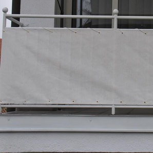 Balkonsichtschutz ANGERER FREIZEITMÖBEL Markisen beige Balkonsichtschutz Meterware, beige, H: 75 cm