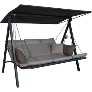 Angerer Freizeitmöbel Hollywoodschaukel Lounge Smart 3-Sitzer sand