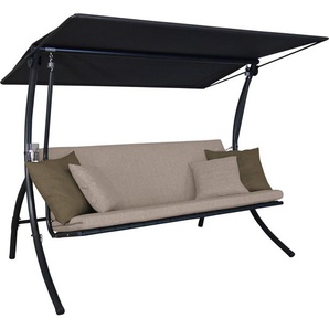 Angerer Freizeitmöbel Hollywoodschaukel Motion Smart sand, TOPSELLER!, 3-Sitzer, Bettfunktion, s Choice