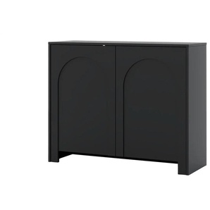 Anrichte  Arsoli ¦ schwarz ¦ Maße (cm): B: 100 H: 81 T: 35.0
