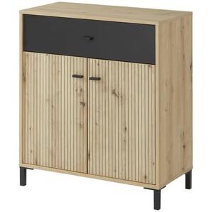 Anrichte - holzfarben - Materialmix - 80,2 cm - 90,2 cm - cm 40,1 | Möbel Kraft