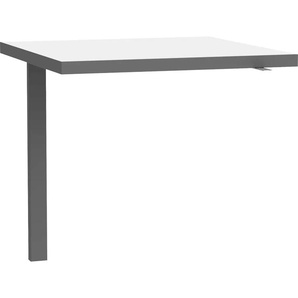 Ansteckplatte FORTE Keflav Ansatztischplatten Gr. B/H/T: 75 cm x 74,1 cm x 75 cm, weiß Ansteckplatte Tischplatte Zubehör für Esstische Breite 75 cm