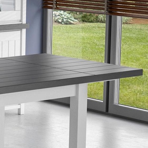 Ansteckplatte HOME AFFAIRE Miami Ansatztischplatten Gr. B/H/T: 89,6 cm x 4 cm x 40 cm, grau Ansteckplatte Zubehör für Esstische Ansatztischplatten Breite 89 cm