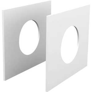 Ansteckplatte LÜTTENHÜTT Lizzi Ansatztischplatten Gr. B/H/T: 90 cm x 90 cm x 2,5 cm, weiß Zubehör für Esstische Ansatztischplatten