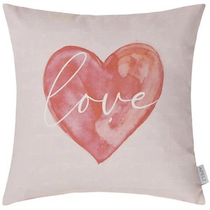 Apelt Kissen Valentine - rosa/pink - Materialmix - 39 cm | Möbel Kraft