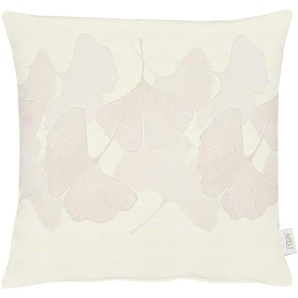 Kissenhülle APELT 2900 Kissenbezüge Gr. B/L: 45 cm x 45 cm, 1 St., Kunstfaser, beige (creme) Kissenbezüge gemustert
