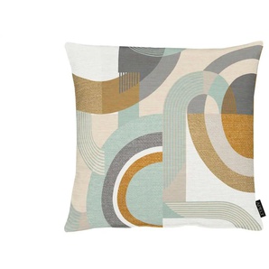 Apelt Kissenhülle - blau - Materialmix - 46 cm - 1 cm | Möbel Kraft