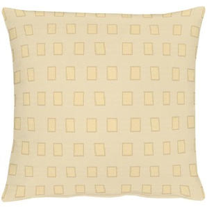 Kissenhülle APELT Mare Kissenbezüge Gr. B/L: 49 cm x 49 cm, 1 St., Polyester, beige Kissenbezüge gemustert