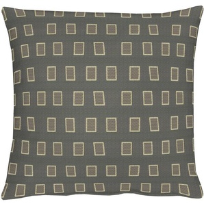 Kissenhülle APELT Mare Kissenbezüge Gr. B/L: 49 cm x 49 cm, 1 St., Polyester, grau (taupe) Kissenbezüge gemustert Kopfkissen