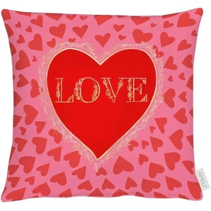 Apelt Kissenhülle   ¦ rot ¦ Maße (cm): B: 40 H: 0,5