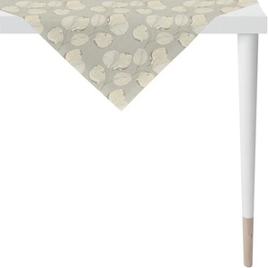 Mitteldecke APELT 2717 LOFT STYLE, Jacquard Tischdecken Gr. B/L: 90 cm x 90 cm, 1 St., beige (beige, natur) Mitteldecken