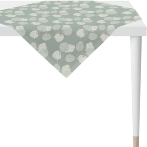 Mitteldecke APELT 2717 LOFT STYLE, Jacquard Tischdecken Gr. B/L: 90 cm x 90 cm, 1 St., bunt (mint, helltürkis, natur) Mitteldecken