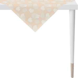 Mitteldecke APELT 2717 LOFT STYLE, Jacquard Tischdecken Gr. B/L: 90 cm x 90 cm, 1 St., rosa (hellrosa, weiß) Mitteldecken
