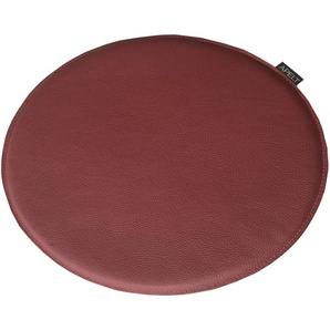 Stuhlkissen APELT Zumi Dekokissen_Sitzkissen_Kissenhüllen Gr. B/L: 34 cm x 34 cm, 1 St., Viskose, rot (rot, unifarben) Stuhlkissen